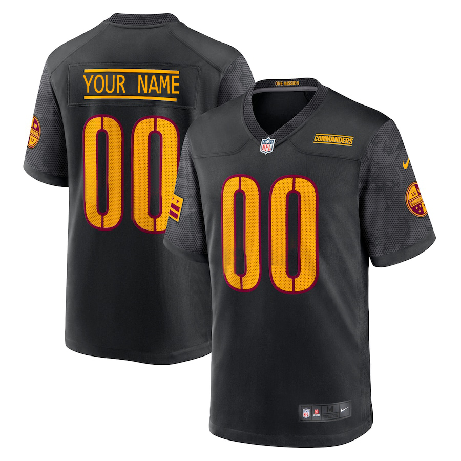 Custom Men Washington Commanders Chase Young Nike Black Alternate Game Player NFL Jersey